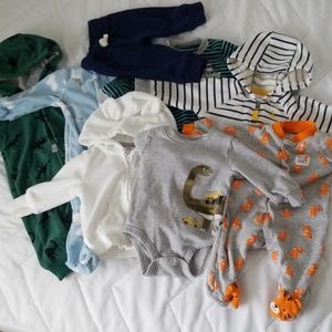 Carter's 3 month fall/winter bundle, 8 pieces